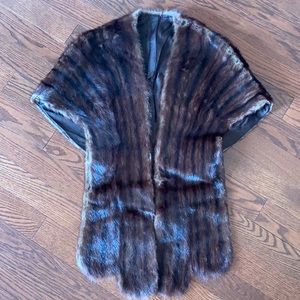 Real fur vest (unsure of specific animal)